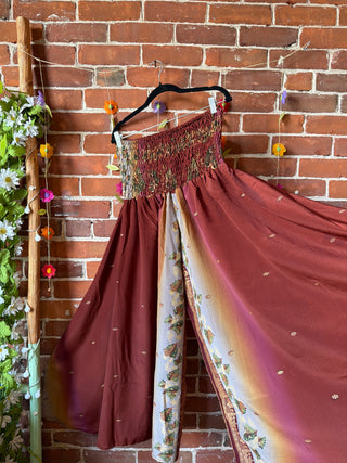 Festival Drift Recycled Sari Palazzo Pants - Fair Trade Made