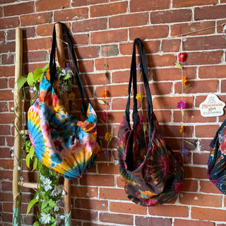 Mystery Color Tie Dye Cotton Duffle / Shoulder Bag - Fair Trade Made