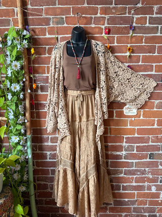 Desert Lace Crochet Wrap - Multiple Colors Available