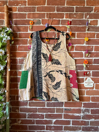 Bohemian Journey Kantha Tank - Fair Trade Made