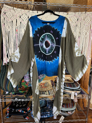 Pink Floyd Inspired Hybrid Tie Dye Hi Lo Top - LIMITED RELEASE