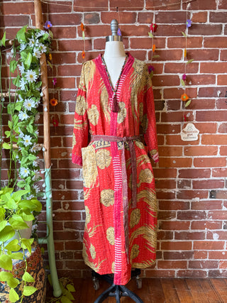 Riverstone Kantha Robe Kimono - Fair Trade Made