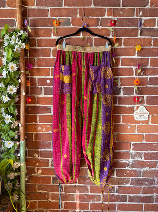 Coffee In The Morning Jolene Pants -2 Ways to Wear!  Fits up to 1X - Fair Trade Made