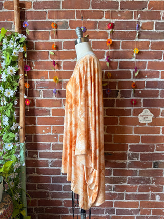 OOAK Spring Collection - Callisto Kantha Crescent Moon Tunic Poncho Top