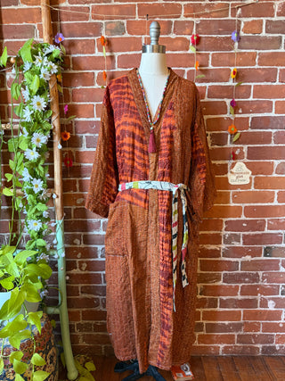 Riverstone Kantha Robe Kimono - Fair Trade Made