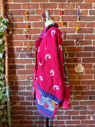 OOAK Summer Collection - Upcycled Nirvana inspired Vintage Kantha Jacket