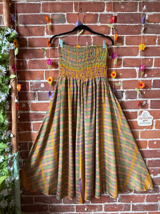 Festival Drift Recycled Sari Palazzo Pants - Fair Trade Made