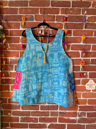 Bohemian Journey Kantha Tank - Fair Trade Made