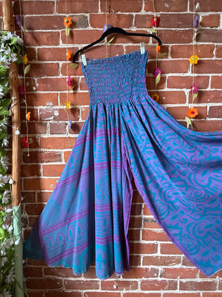 Festival Drift Recycled Sari Palazzo Pants - Fair Trade Made