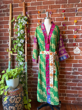Riverstone Kantha Robe Kimono - Fair Trade Made