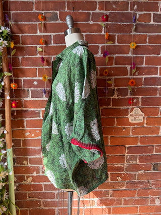 OOAK Summer Collection - Upcycled Nirvana Inspired Vintage Kantha Jacket