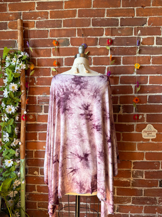OOAK Spring Collection - Callisto Kantha Crescent Moon Tunic Poncho Top
