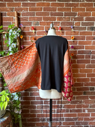 Upcycled Yosemite Kantha Hybrid Batwing Top
