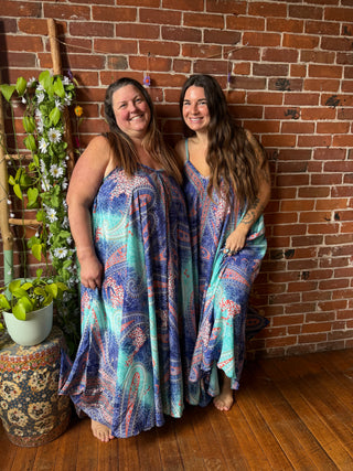 Delphia Recycled Sari Dress w/ Pockets