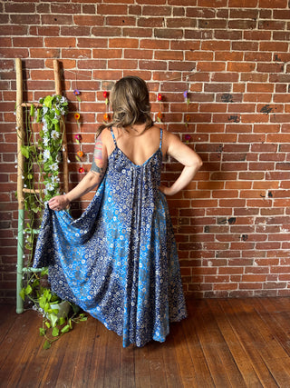 Delphia Recycled Sari Dress w/ Pockets