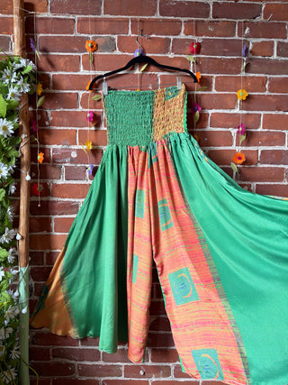 Festival Drift Recycled Sari Palazzo Pants - Fair Trade Made