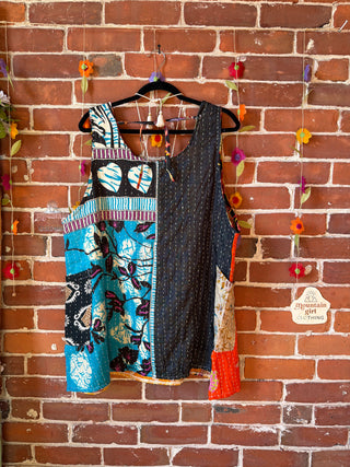 Bohemian Journey Kantha Tank - Fair Trade Made