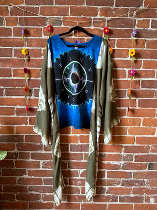 Pink Floyd Inspired Hybrid Tie Dye Hi Lo Top - LIMITED RELEASE