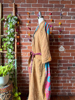 Riverstone Kantha Robe Kimono - Fair Trade Made