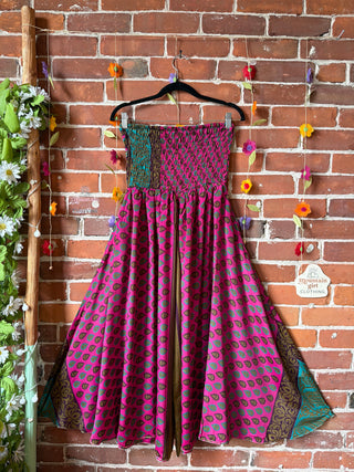 Festival Drift Recycled Sari Palazzo Pants - Fair Trade Made