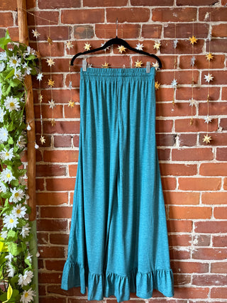 OOAK Autumn Collection-  Upcycled Size Medium Wide Leg Kantha Patch Bell Bottom Pants