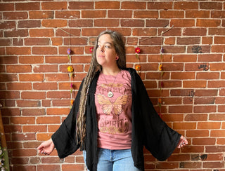 Mountain Meadow 100% Cotton Gauze Boho Light Kimono Layer - Multiple Colors Available