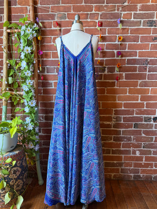 Delphia Recycled Sari Dress w/ Pockets