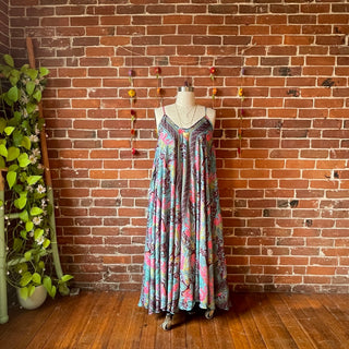 Delphia Recycled Sari Dress w/ Pockets