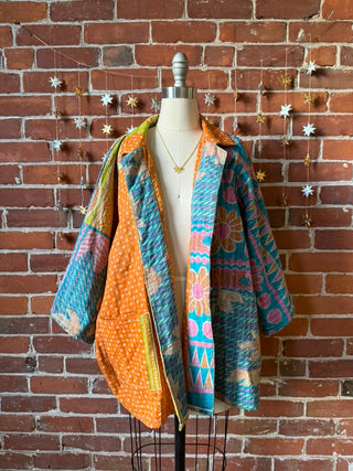 Virgo Kantha Swing Jacket