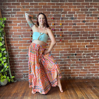 Festival Fun Tiered Wide Leg Palazzo Pants