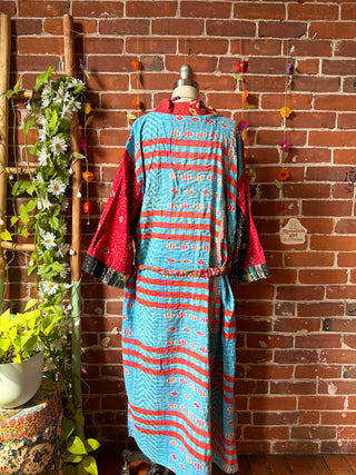 Riverstone Kantha Robe Kimono - Fair Trade Made
