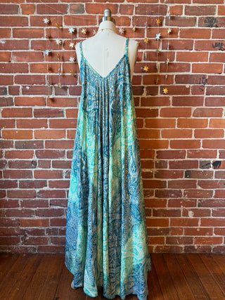 Delphia Recycled Sari Dress w/ Pockets