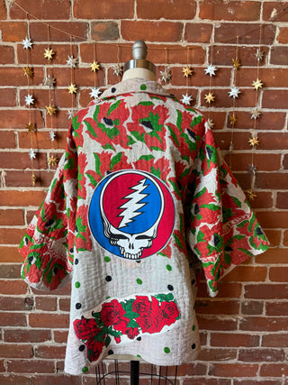 Grateful Dead Inspired Virgo Kantha Swing Jacket