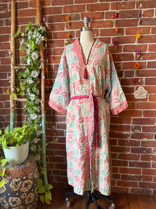 Riverstone Kantha Robe Kimono - Fair Trade Made