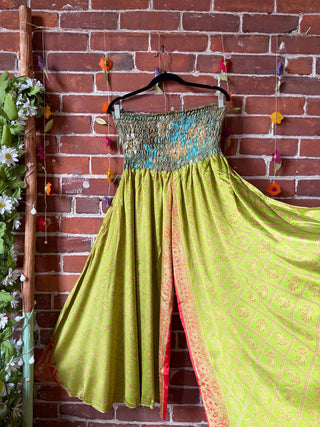 Festival Drift Recycled Sari Palazzo Pants - Fair Trade Made
