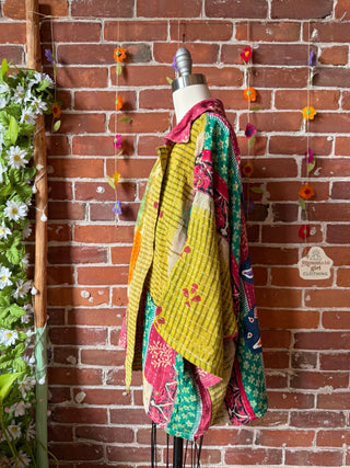 OOAK Summer Collection - Upcycled  Grateful Dead inspired Vintage Kantha Jacket