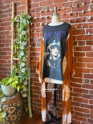 Stevie Inspired Silver Springs Hybrid Tie Dye Hi Lo Top