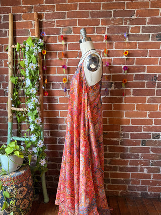 Delphia Recycled Sari Dress w/ Pockets