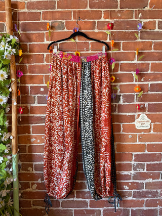 Coffee In The Morning Jolene Pants -2 Ways to Wear!  Fits up to 1X - Fair Trade Made