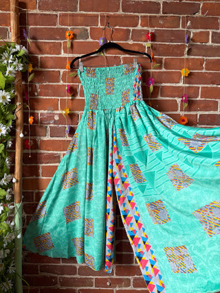 Festival Drift Recycled Sari Palazzo Pants - Fair Trade Made