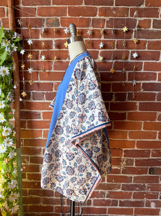 OOAK Autumn Collection - Upcycled Amy + Tina Floral Poncho Top