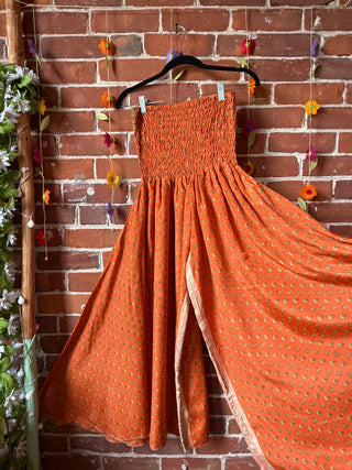Festival Drift Recycled Sari Palazzo Pants - Fair Trade Made