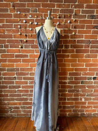 Cassiopia Recycled Silk Sari Halter Dress