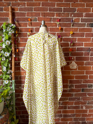 Summer Dreams 100% Silk Poncho Robe- Fair Trade Made