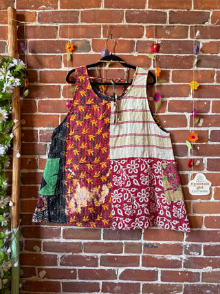Bohemian Journey Kantha Tank - Fair Trade Made