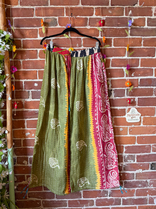 Coffee In The Morning Jolene Pants -2 Ways to Wear!  Fits up to 1X - Fair Trade Made
