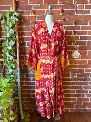 Riverstone Kantha Robe Kimono - Fair Trade Made