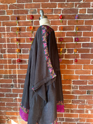 Plus Size Upcycled Adjustable Sari Tunic