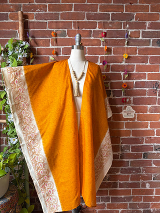 Summer Dreams 100% Silk Poncho Robe- Fair Trade Made