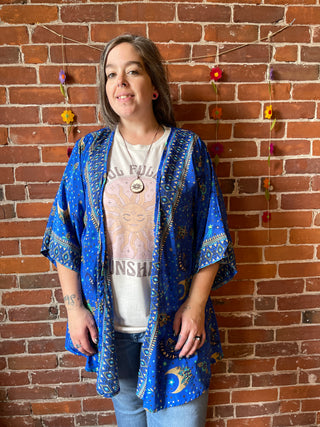 Celestial Goddess Kimono - Blue